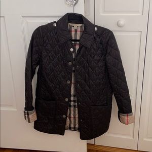 Burberry Brit Diamond Quilted Jacket, Black XS